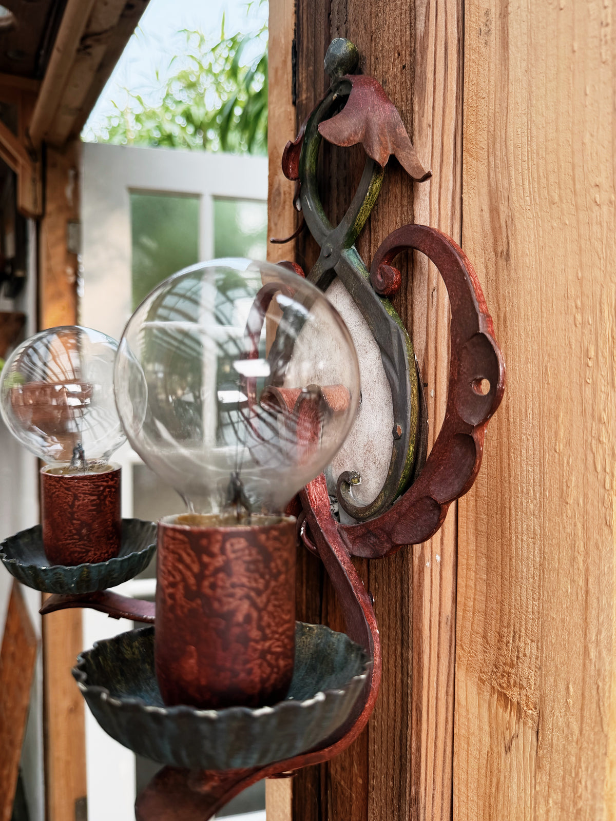 Vintage German Tole Sconce