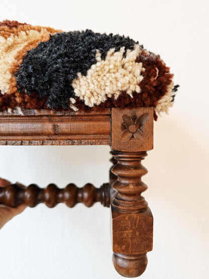 Tufted Eastlake Stool