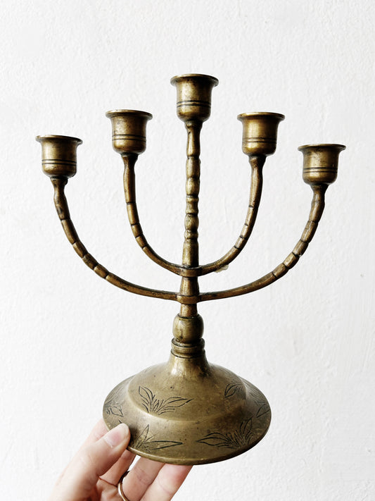 Vintage Brass Candelabra