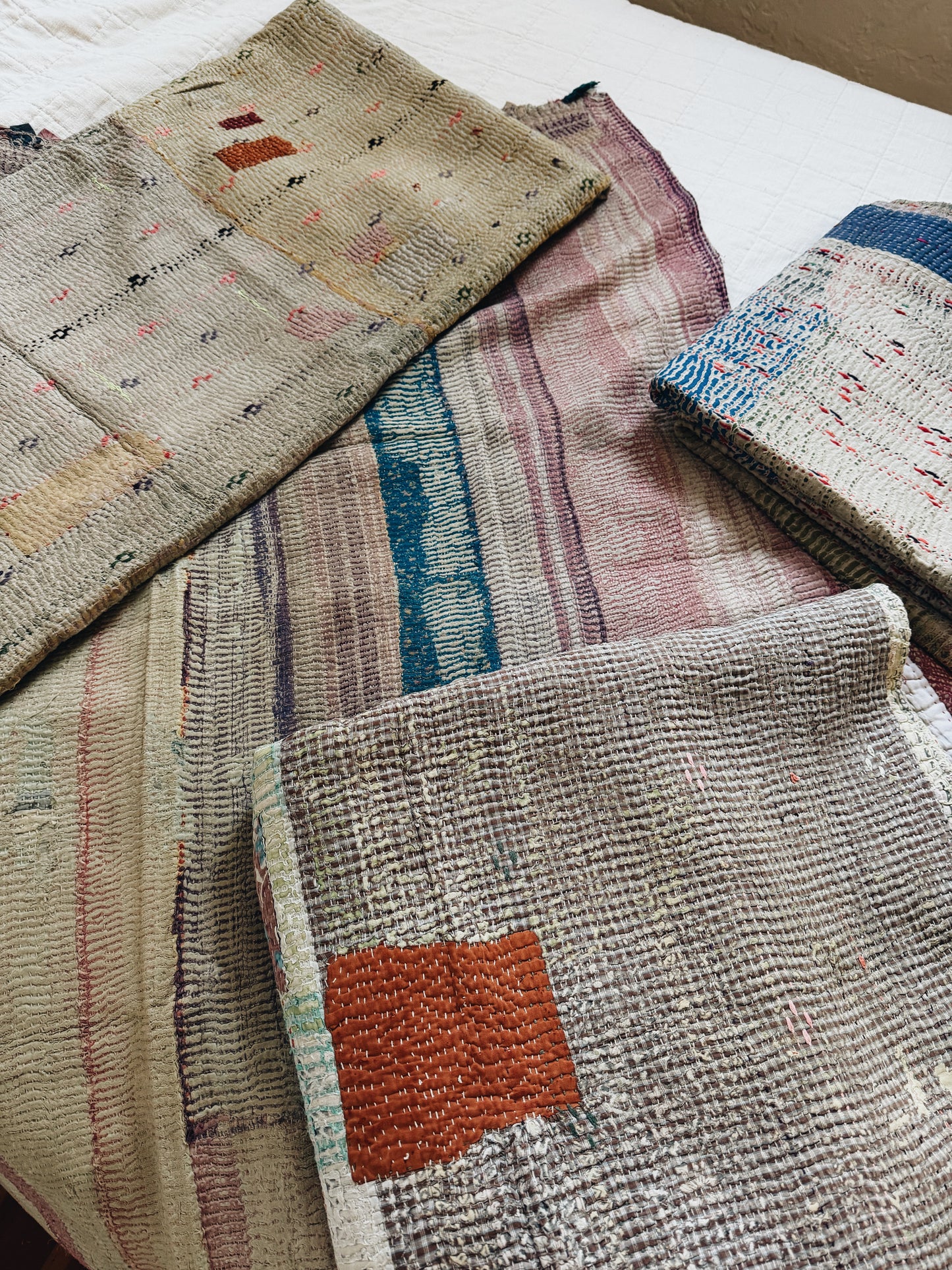 Vintage Patchwork Kantha Quilt