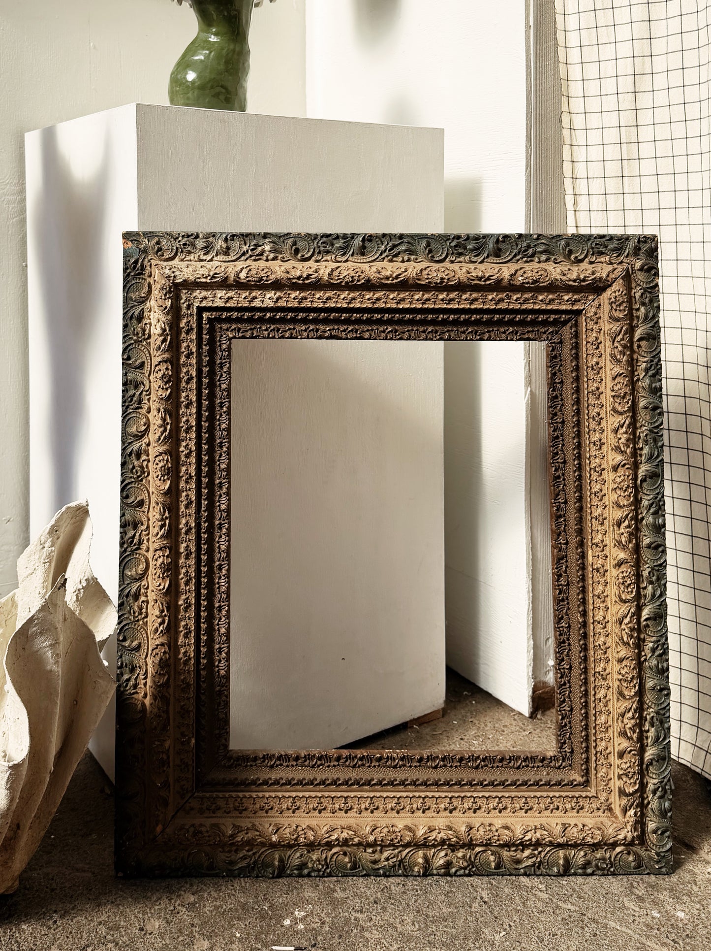 Antique Carved Wood Frame