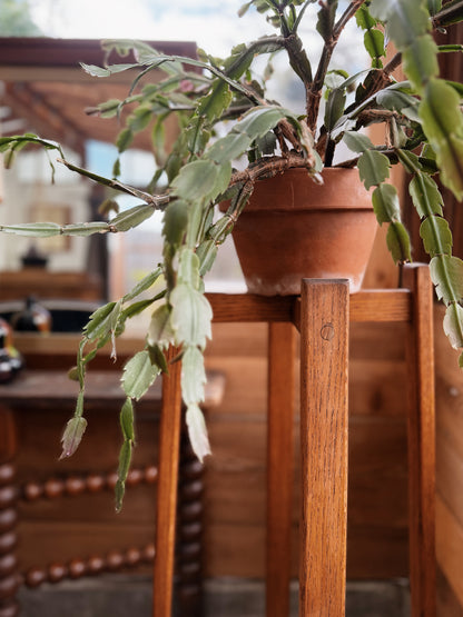 Vintage Tall Wood Stand