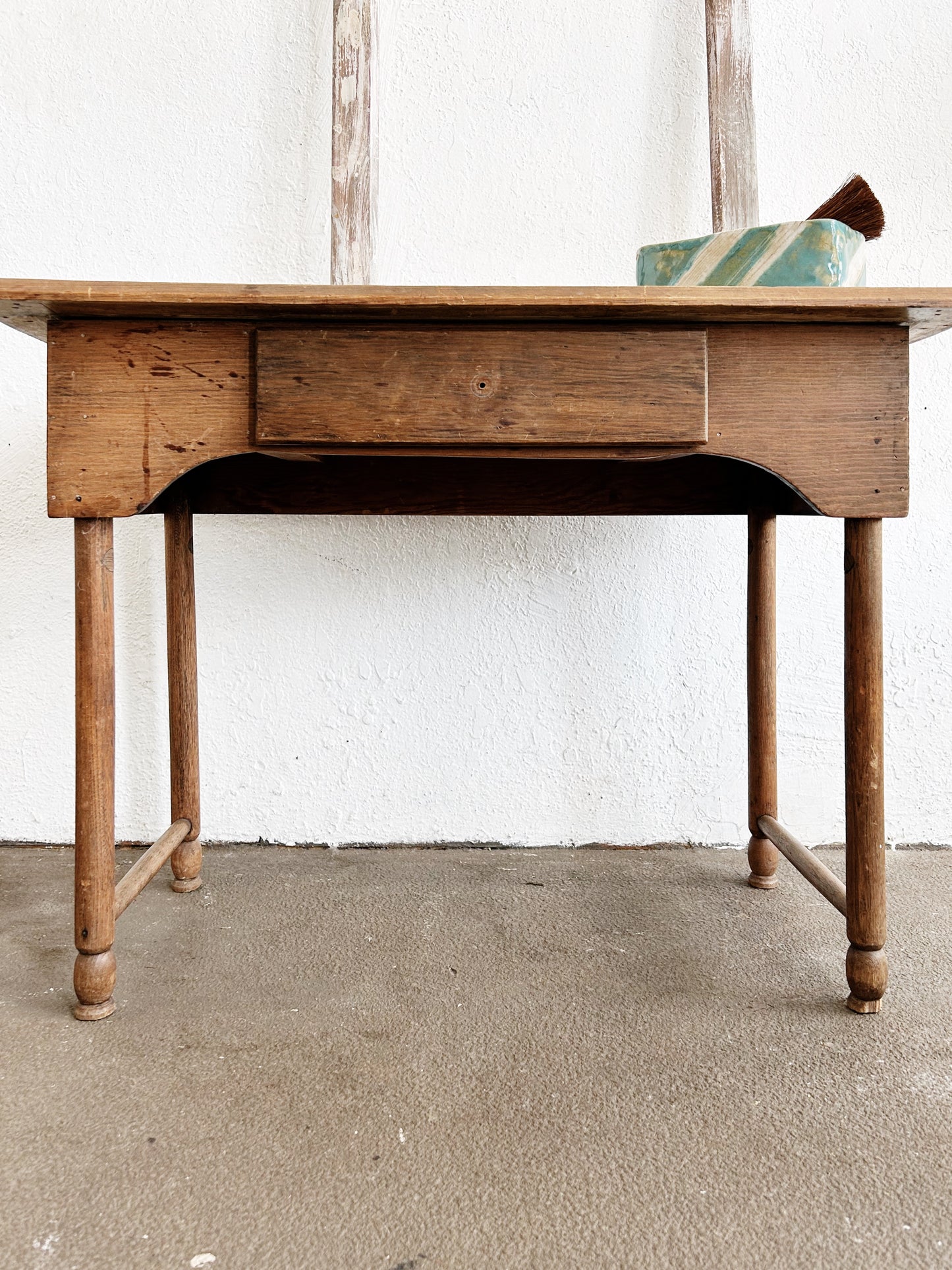 Antique Wood Side Table