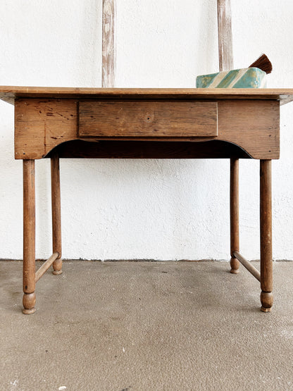 Antique Wood Side Table