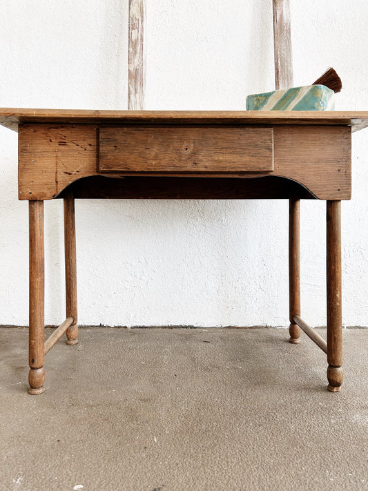 Antique Wood Side Table