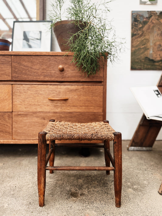 Antique Rope Stool