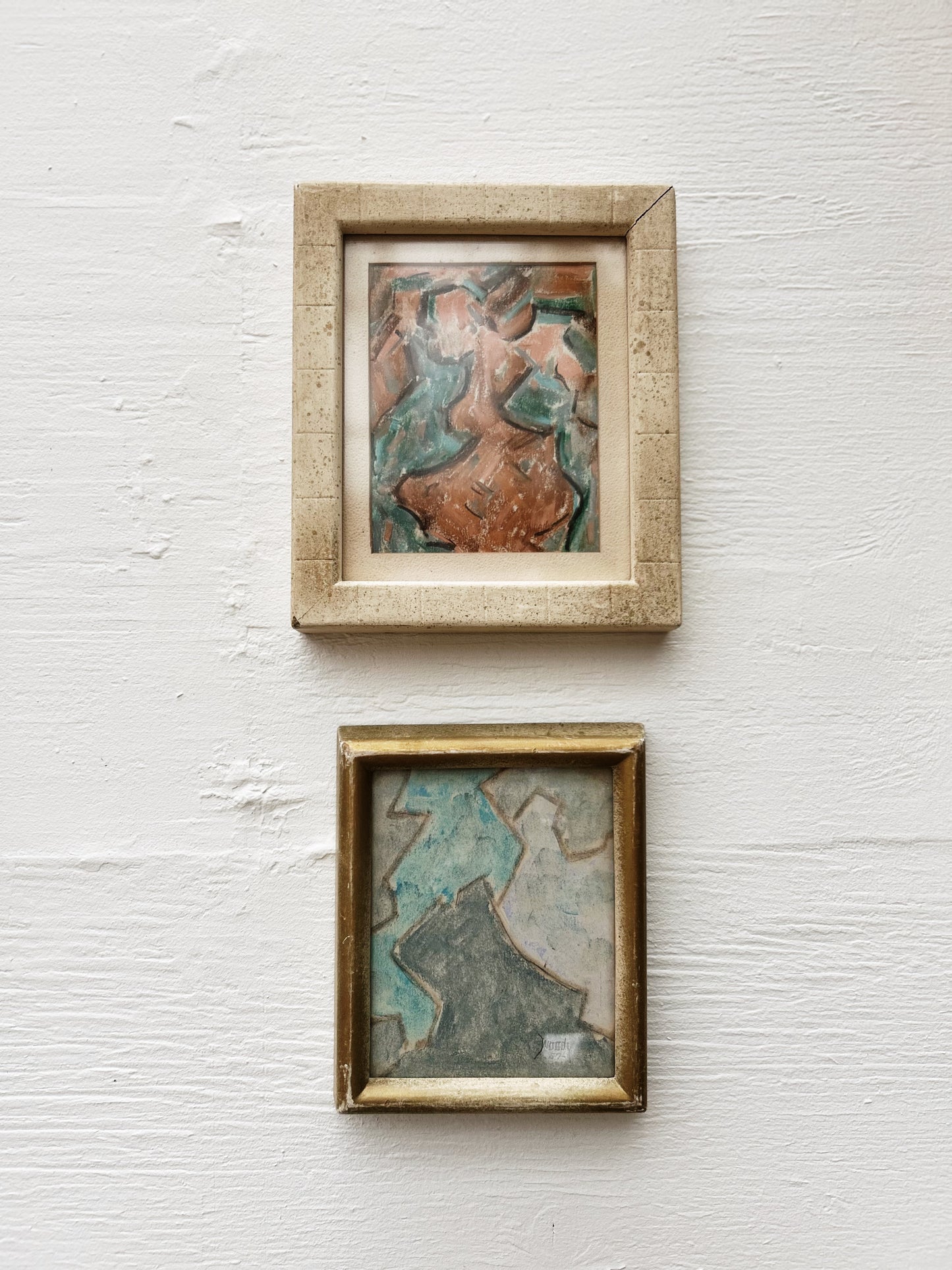 Original Mid Century Woody Tallman Mini Paintings