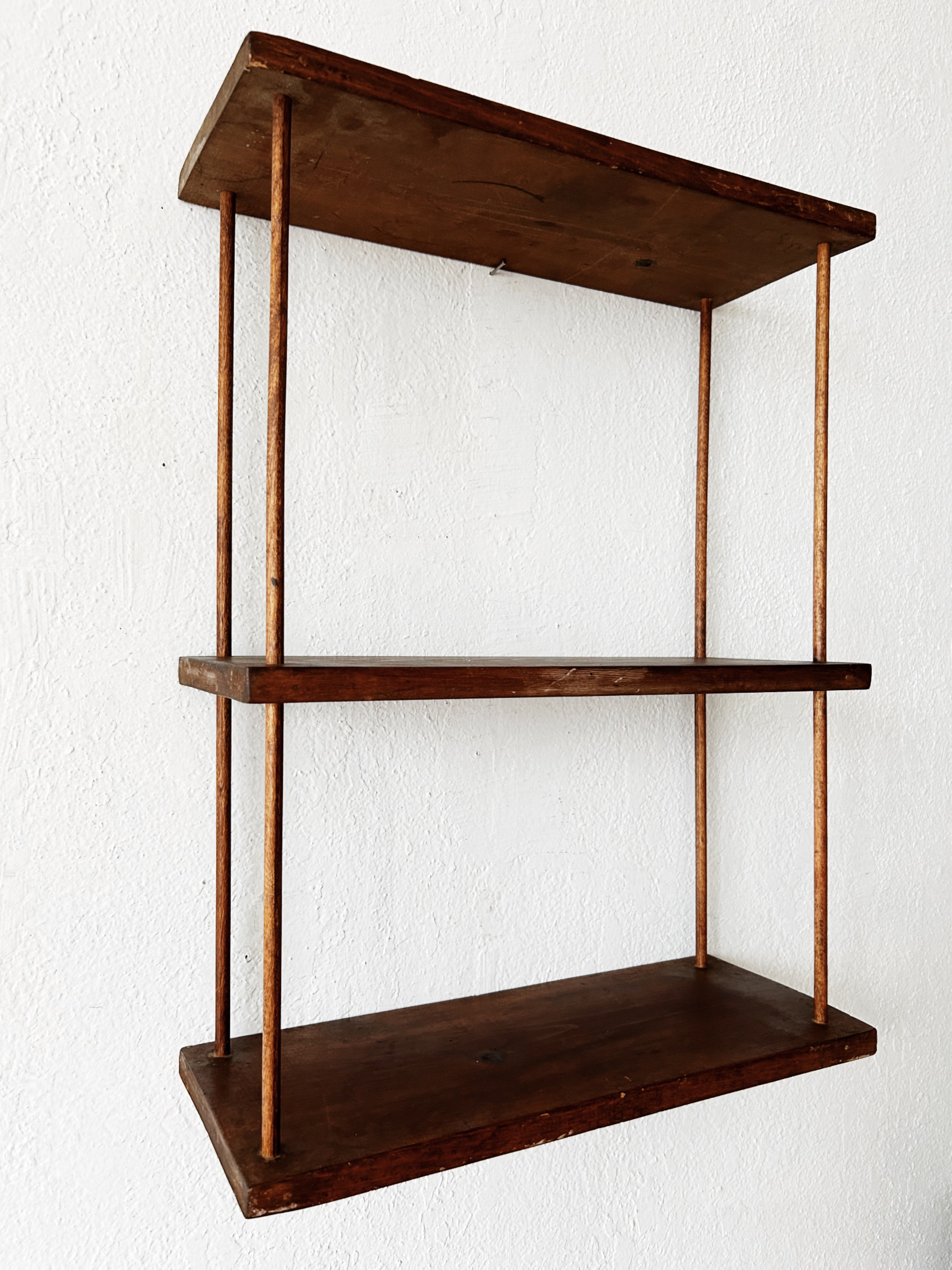 Handmade Wood Spindle Shelf - Thumbnail 5