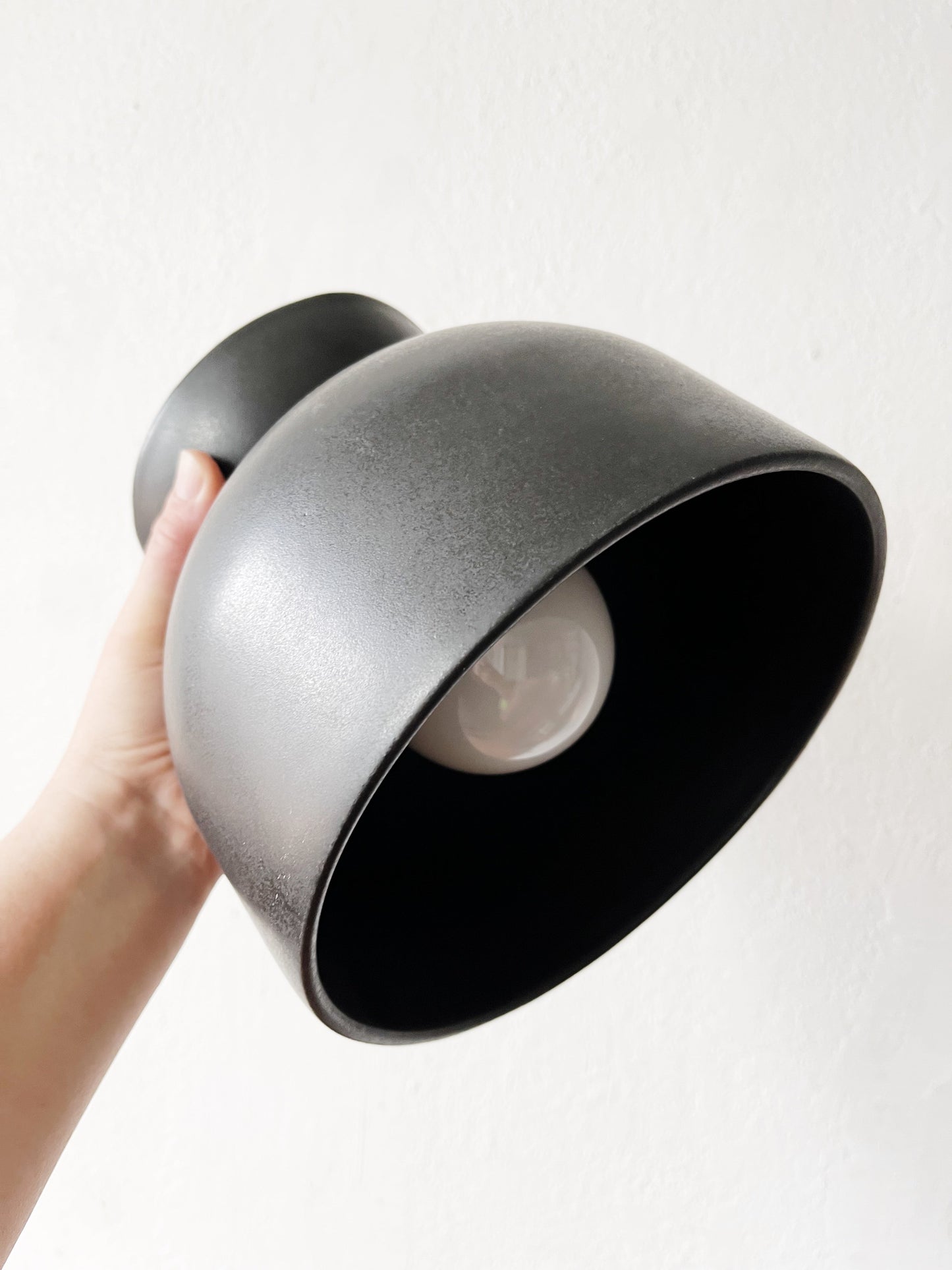 Cedar and Moss Ceramic Light Fixture