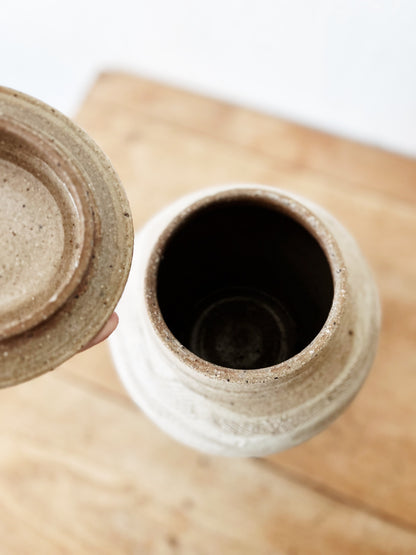 Large Ceramic Lidded Jar