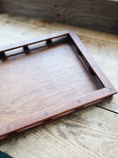 Vintage Teak Serving Tray