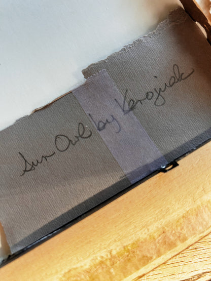 Vintage Original Inuit Woodcut