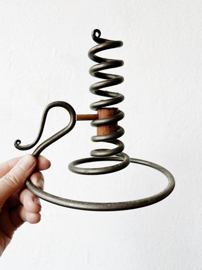 Iron Candle Holder