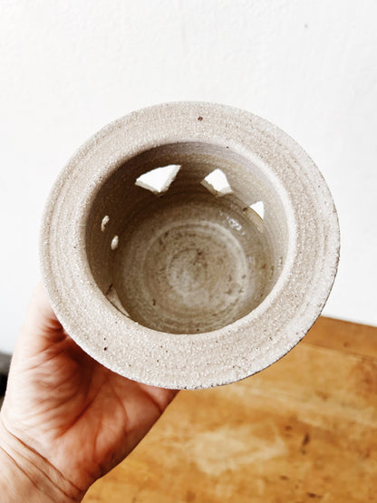 Vintage Stoneware Luminary