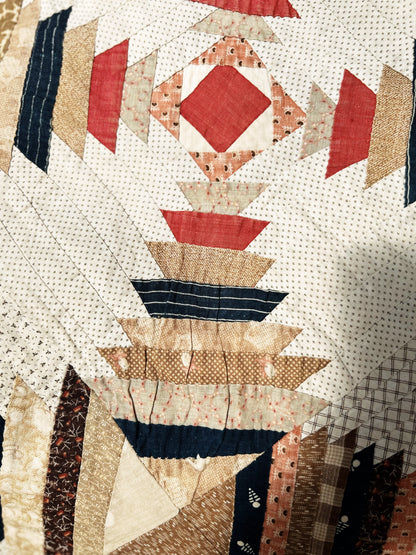 Stunning Antique Summer Quilt