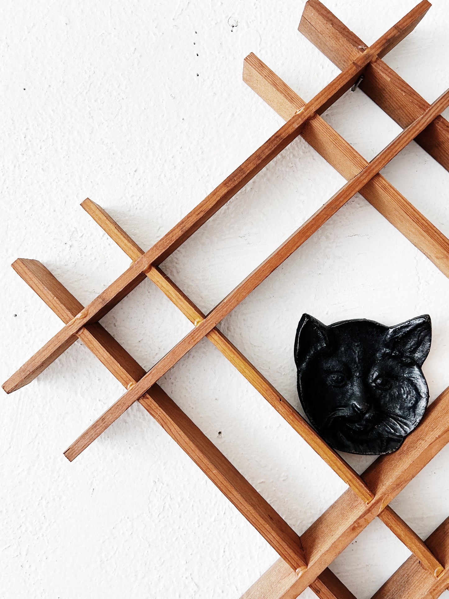 Cast Iron Black Kitty Dish