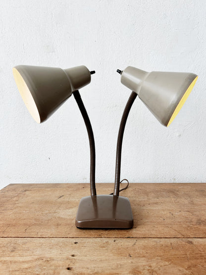Mid Century Double Task Lamp
