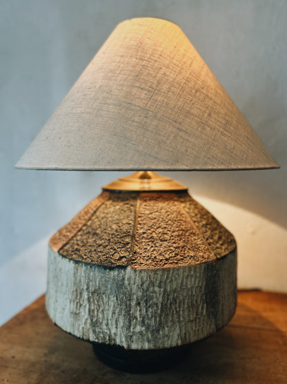 Large 1970s Brutalist Lamp