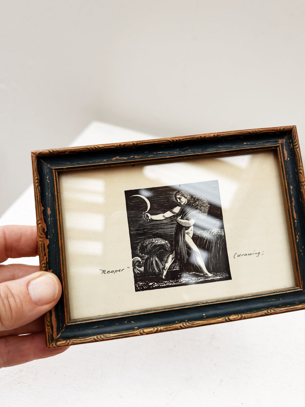 Antique Rockwell Kent Framed Bookplate