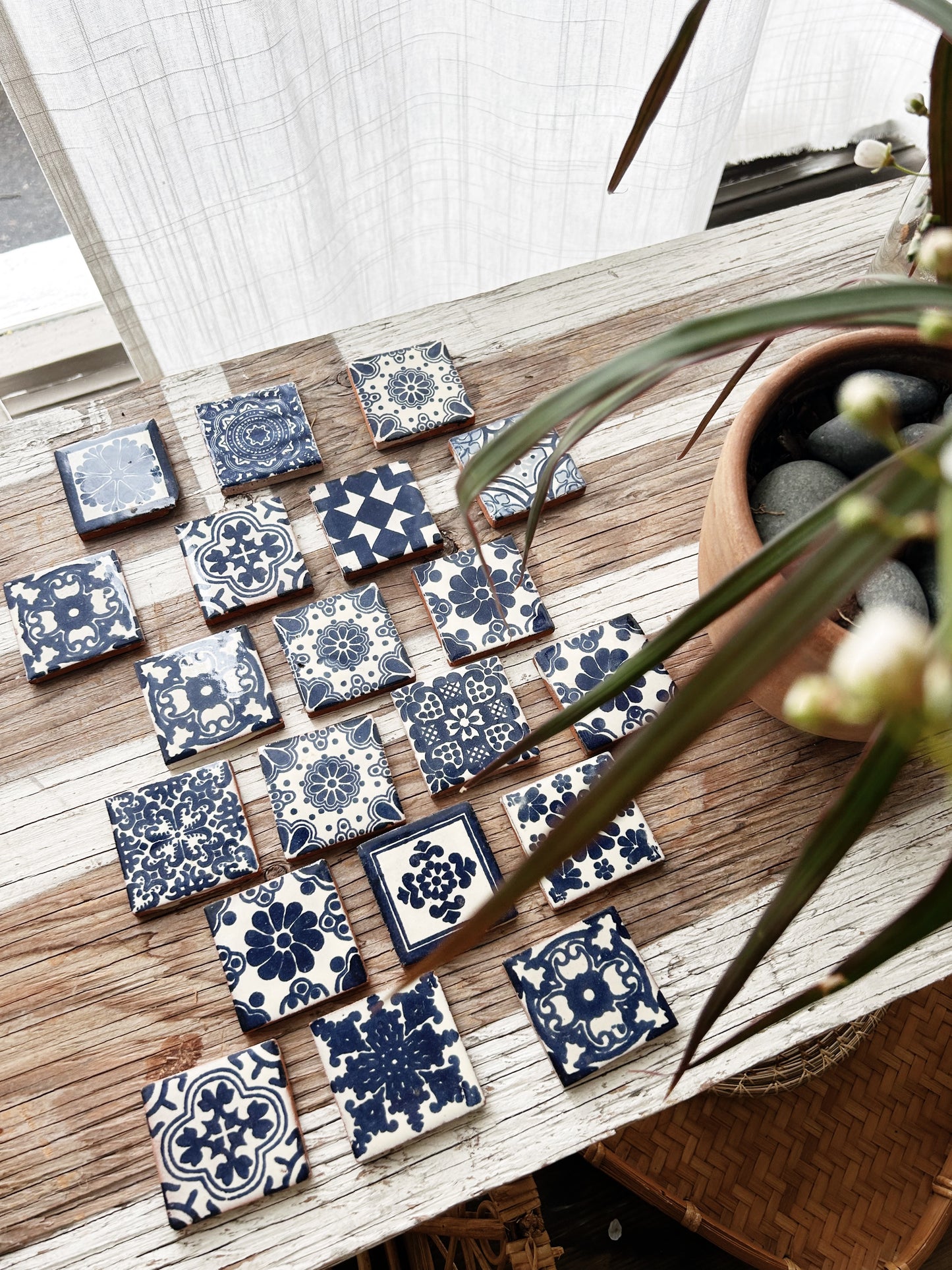 Hand Painted Ceramic Tile Collection Mexico