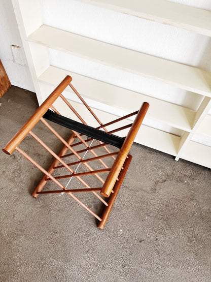 Mid Century Teak Folding Rack