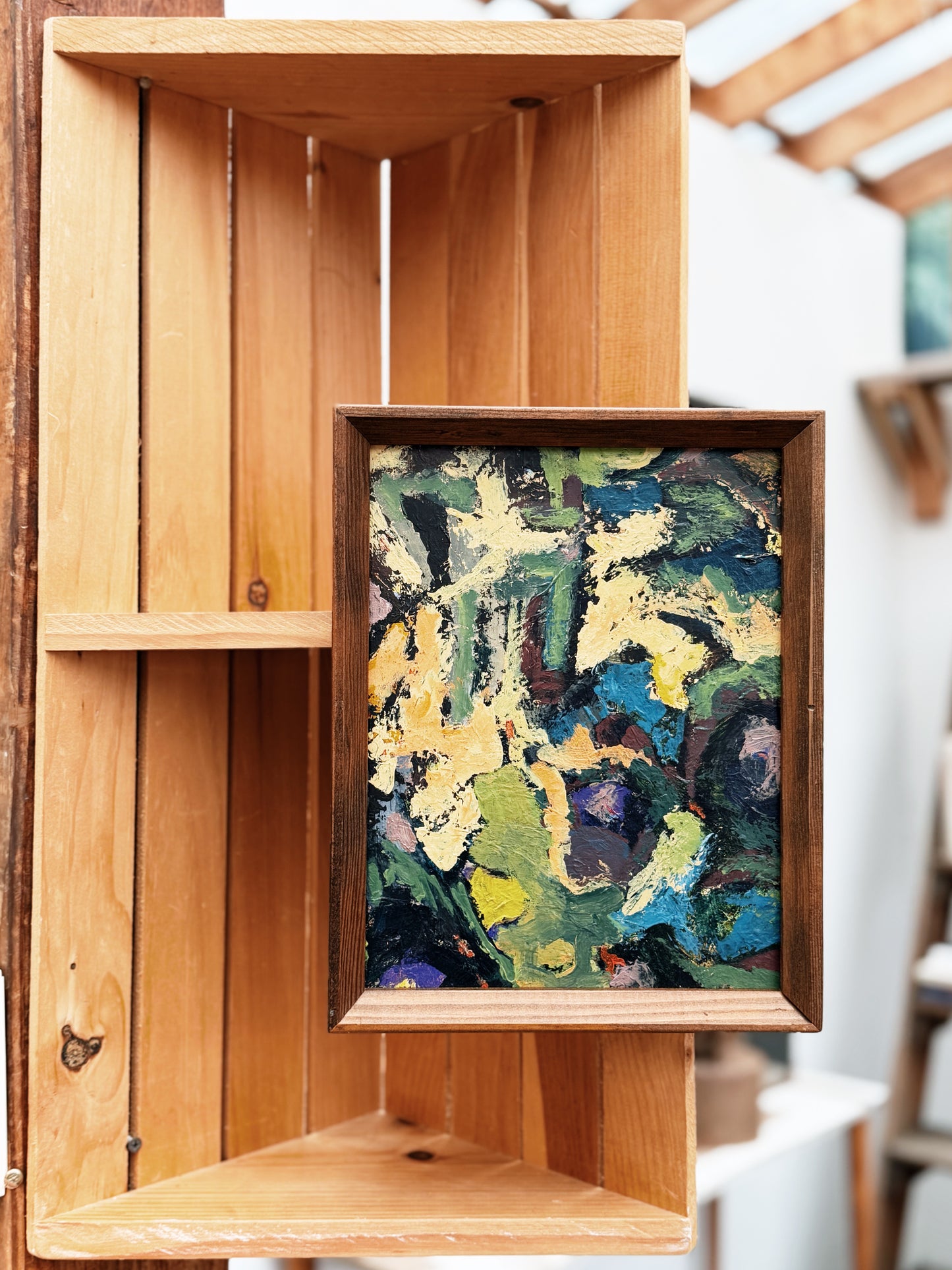 Vintage Abstract Expressionist Painting