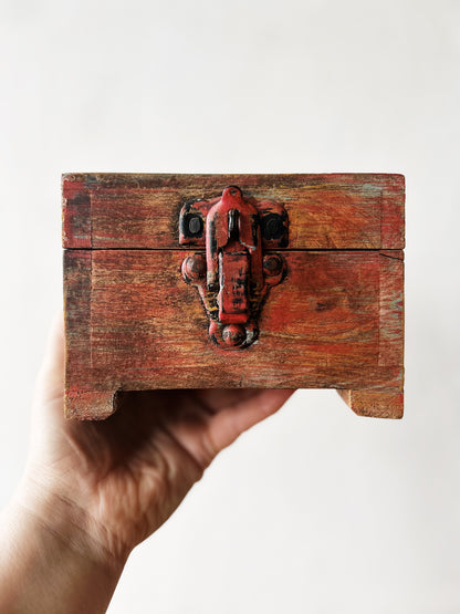 Antique Folk Art Box