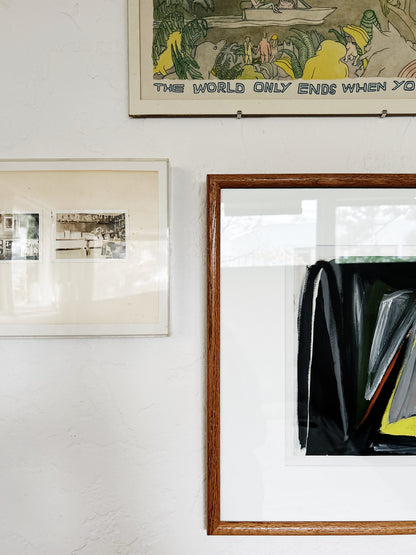 Framed Pair of Quirky Found Photos