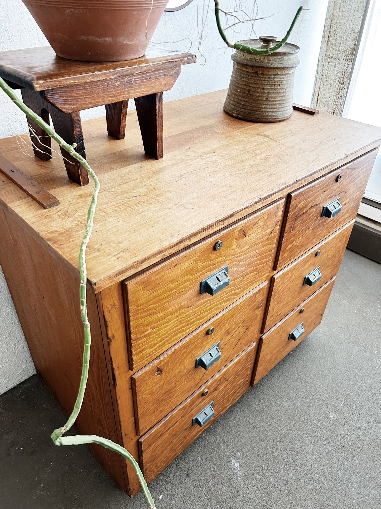 Antique Solid Wood Cupboard