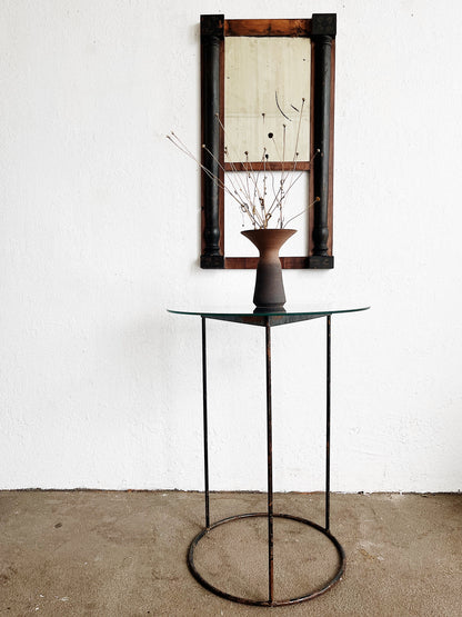 Antique Tole Painted Mirror