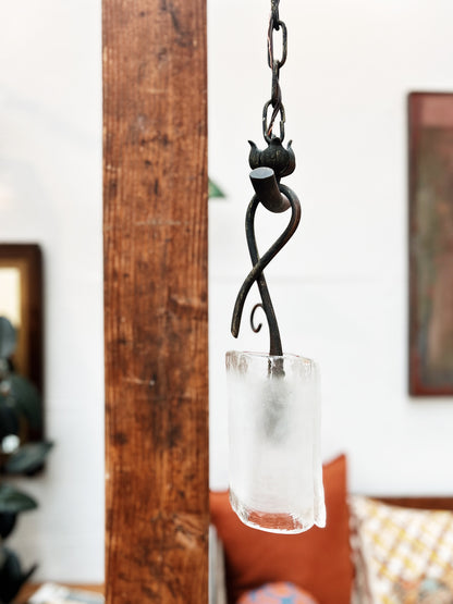 Blown Glass Pendant Lamp