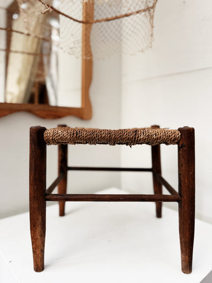 Antique Rope Stool