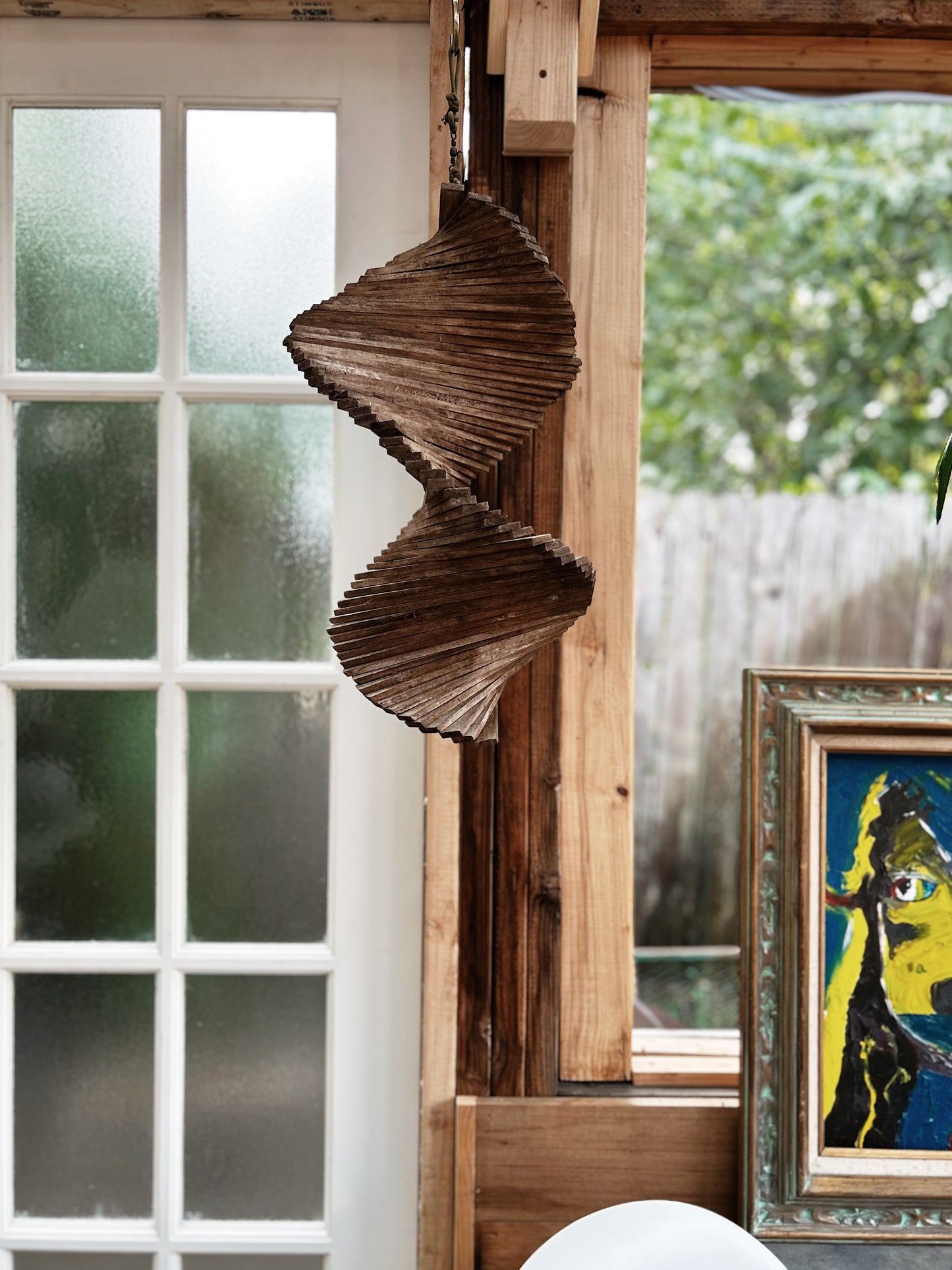 Vintage Spinning Wood Whirligig