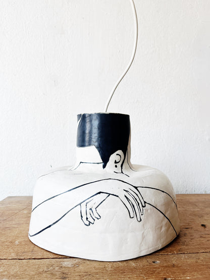 Rebecca Boraz Ceramic Pendant Lamp