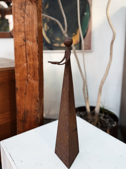 Vintage Cast Iron Sculpture