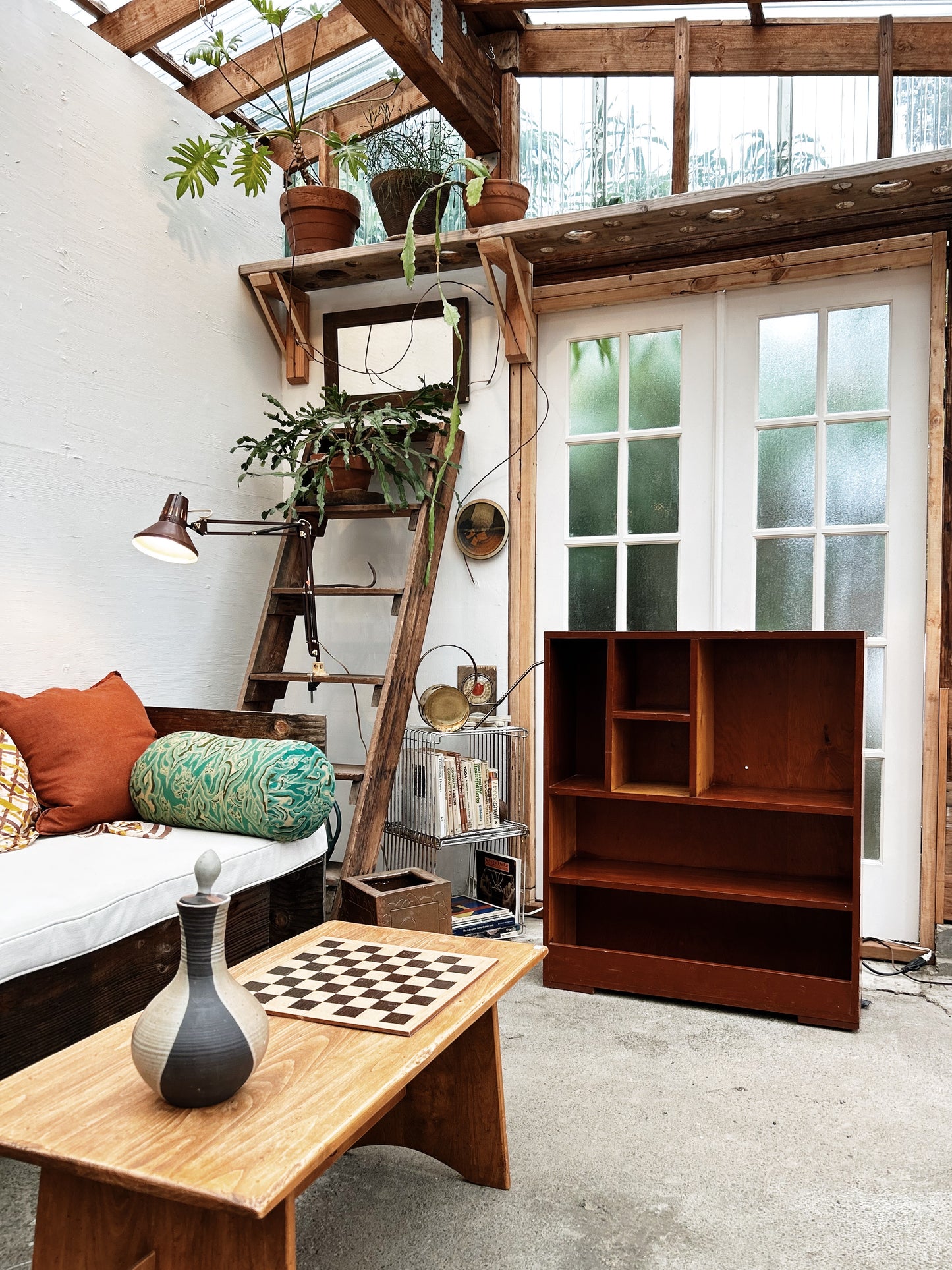 Vintage Handmade Cubby Shelf