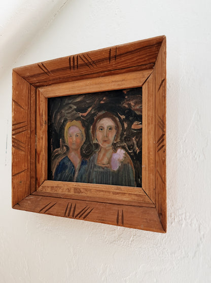Antique Folk Art Painting