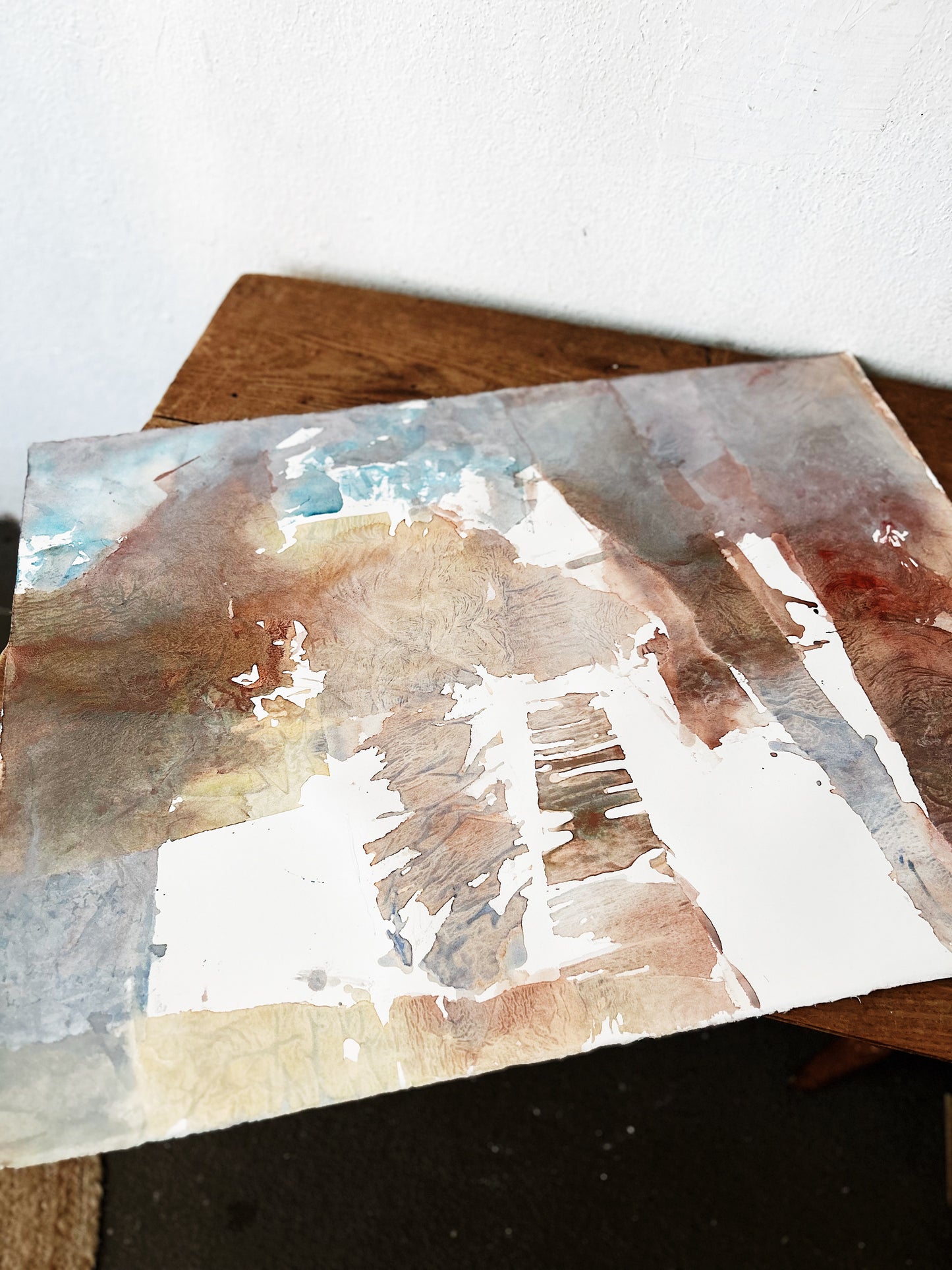 Mid Century Watercolor Painting