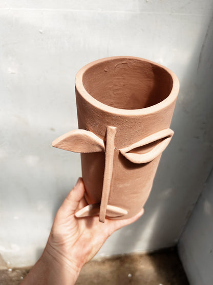 Handmade Picasso Inspired Terra Vase