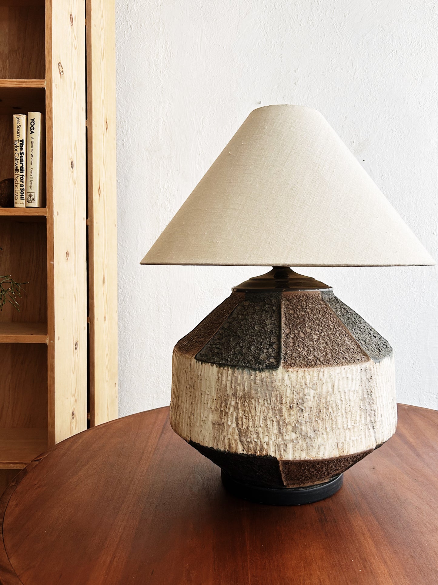 Large 1970s Brutalist Lamp