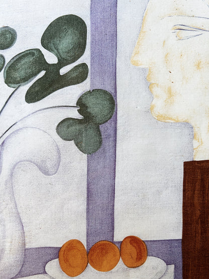 Rare Vintage Framed Picasso Silk