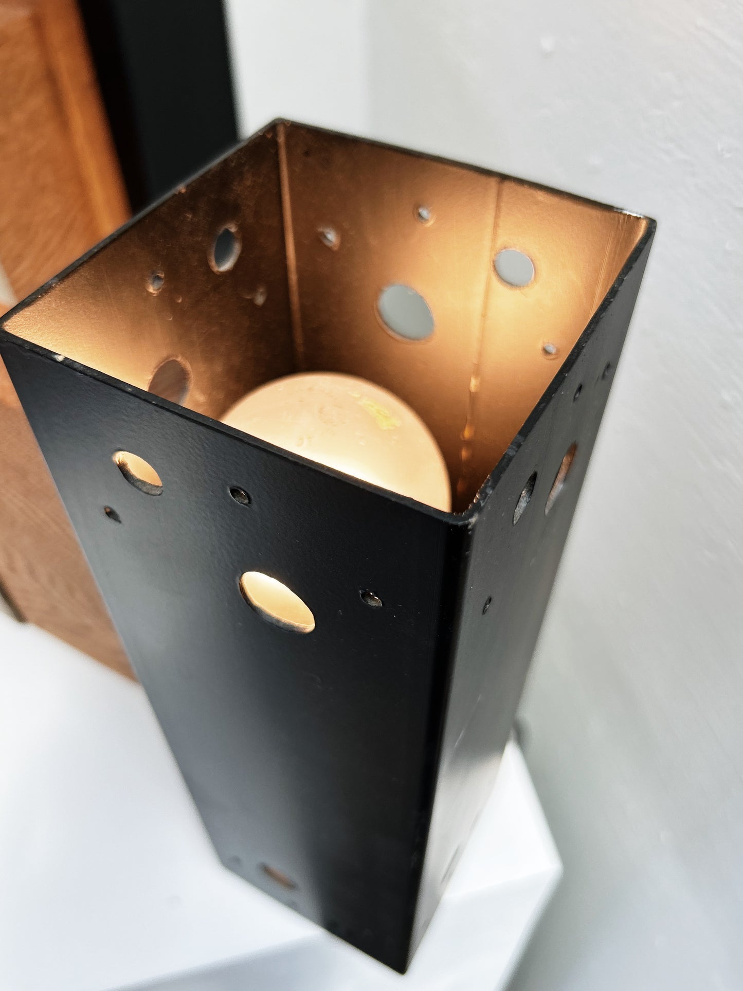 Vintage Brutalist Chandelier