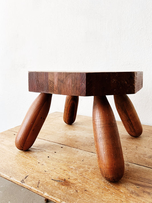 Handmade Butcher Block Stool