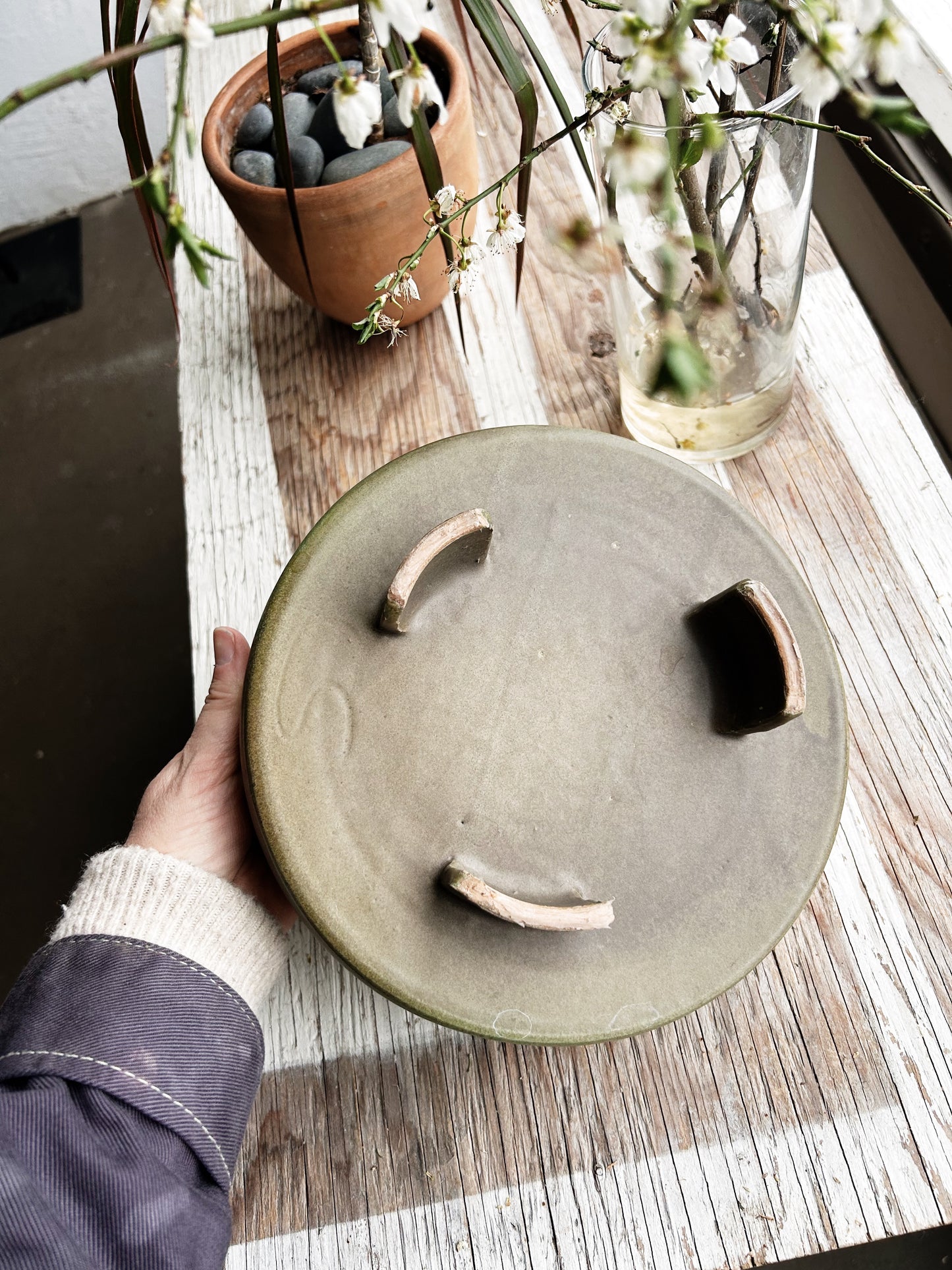 Mid Century Ikebana Vessel