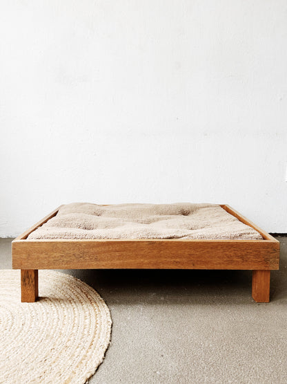 Handmade Solid Wood Platform Pet Bed Frame