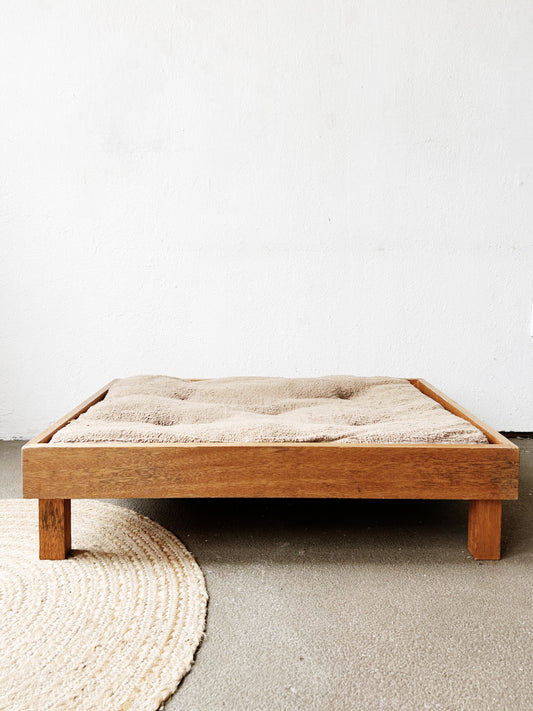 Handmade Solid Wood Platform Pet Bed Frame