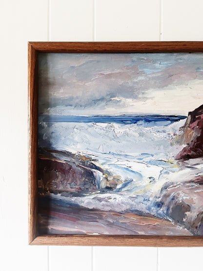 Vintage Seascape Painting