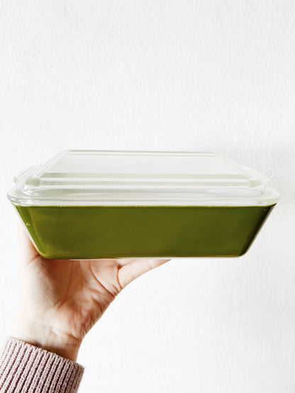 Mid Century Pyrex Storage Dishes Pair