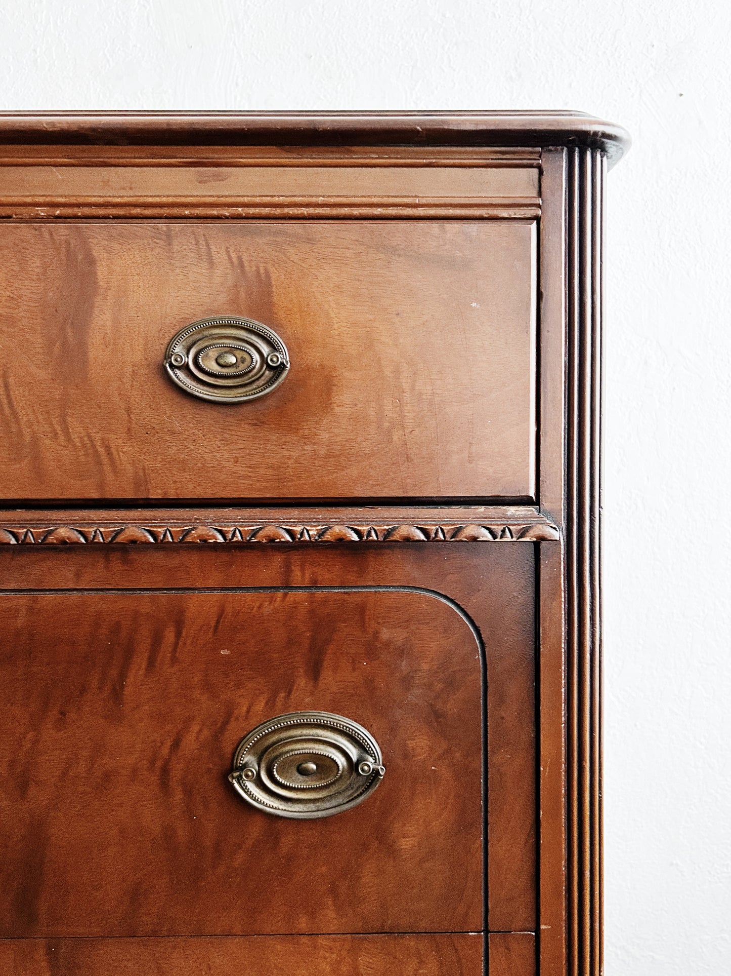 1940’s Tall Mahogany Dresser