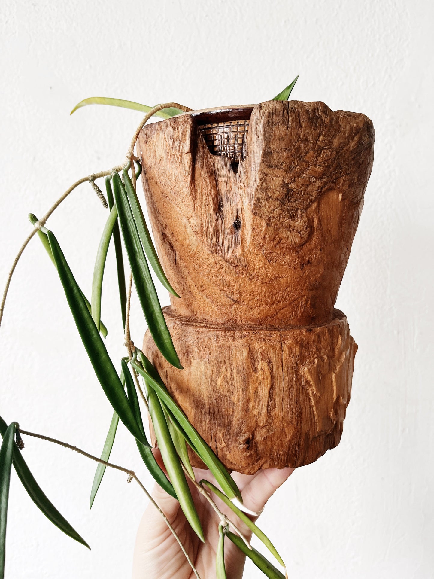 Chunky Handmade Wood Vessel